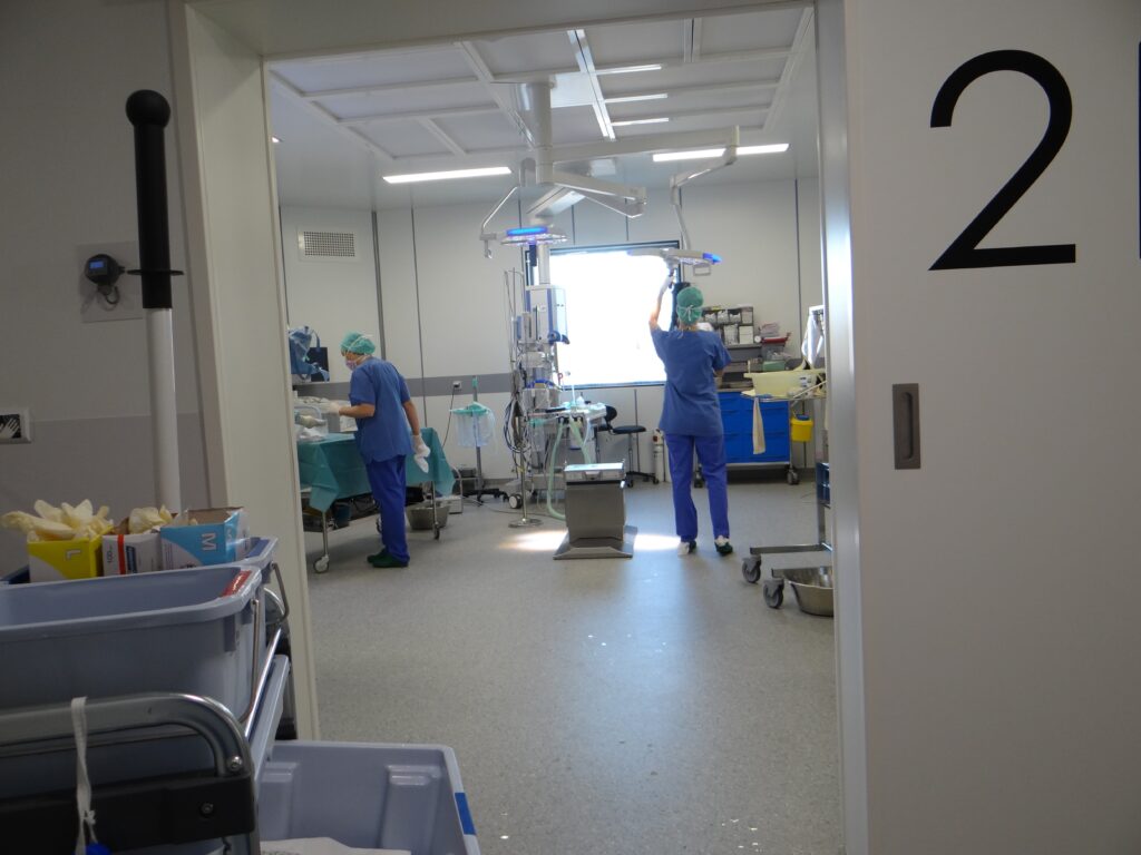 Bloc opératoire hôpital de Bergerac